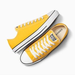 Converse Yellow Low-Top Sneakers